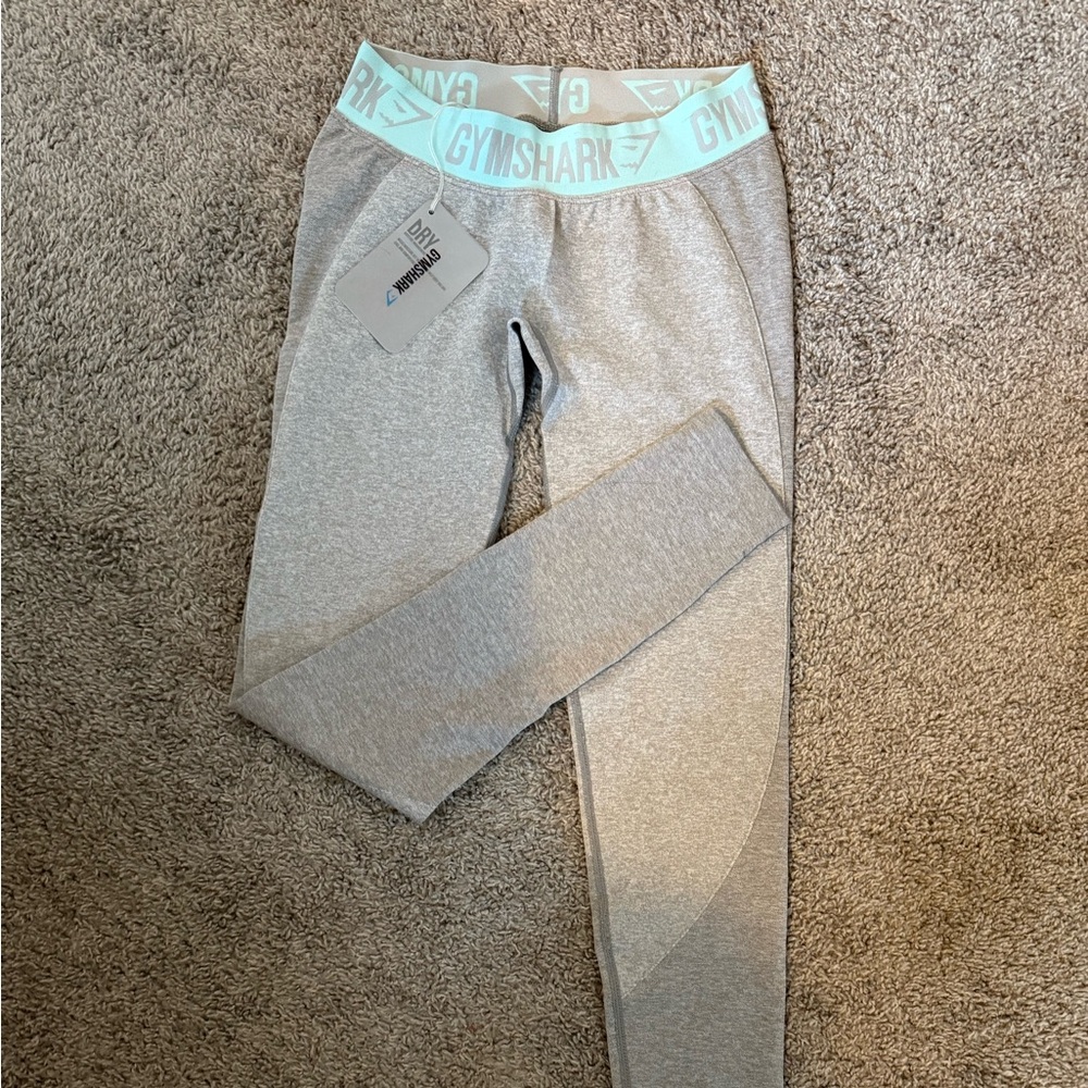 Gymshark Gray Leggings Tapered Elastic Waist